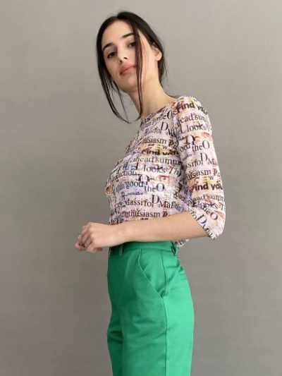 Μπλούζα διάφανη Printed