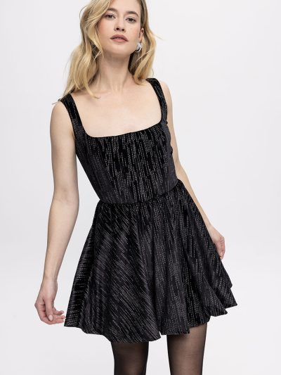 Velvet Rain Mini Dress