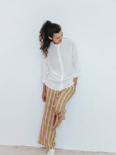 Ριγέ παντελόνα