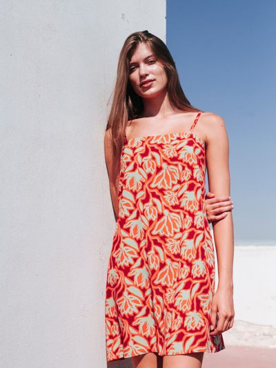 Μίνι εμπριμέ φόρεμα