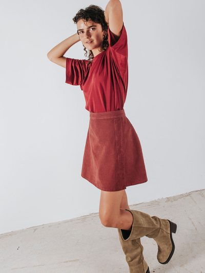 Βαμβακερή φούστα κρουαζέ