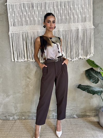 Παντελόνι Olivia brown