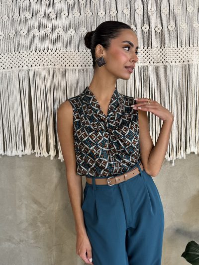 Μπλούζα τουνίκ αμάνικη