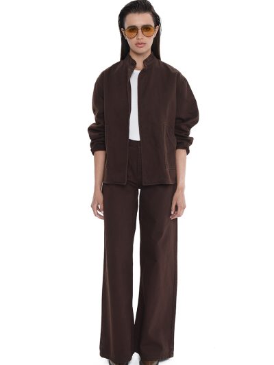 Bellen Wide Leg Denim Mocha