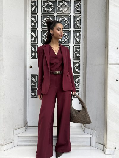 Σακάκι Abia burgundy