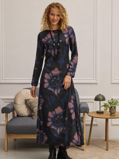 Φόρεμα midi floral Lir