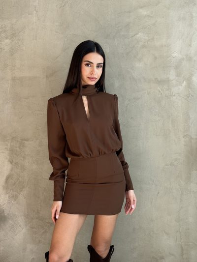 Φόρεμα Verde brown