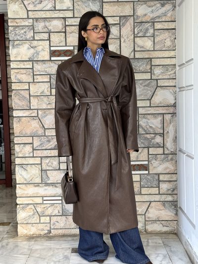 Καμπαρντίνα δερμάτινη