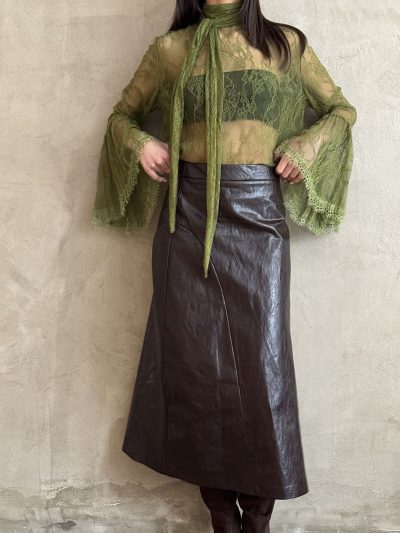 Φούστα eco-leather