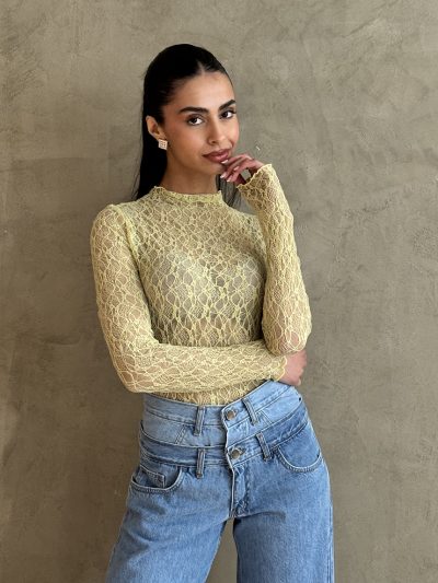 Μπλούζα δαντέλα